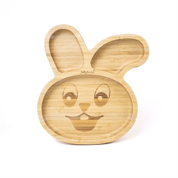 Jellyboon Bambu Tavşan Turuncu Vakumlu Tabak