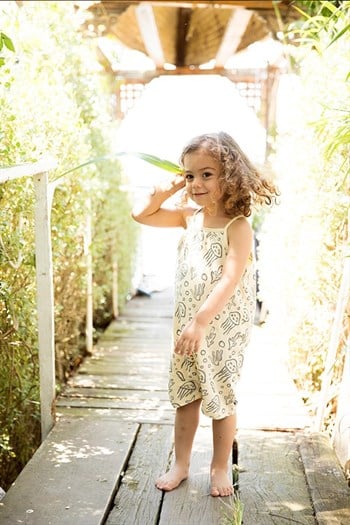 Little Yucca Organik Aqua Şort Tulum