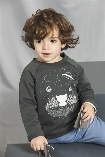 Little Yucca Organik Comet Sweatshirt