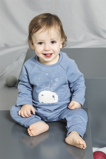 Little Yucca Organik Mars Uzun Kollu Tulum