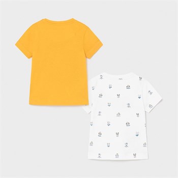 Mayoral Erkek Bebek 2'Li Baskılı Kısa Kol Tshirt