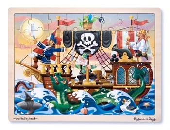 Melissa&Doug Ahşap 48 Parça Yapboz - Korsanlar