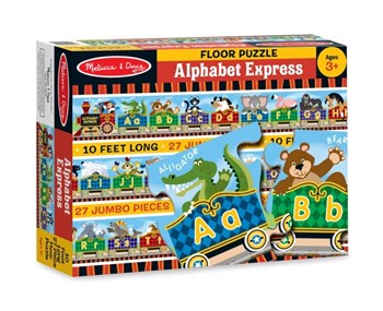 Melissa&Doug Dev Yer Yapbozu- İngilizce Alfabe Treni (27 parça)