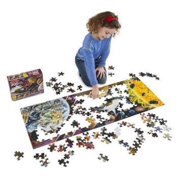 Melissa&Doug Dev Yer Yapbozu- Uzay Keşfi (200 Parça)