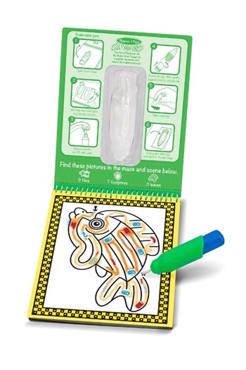 Melissa&Doug Water Wow! Su İle Boyama Kitabı - Evcil Hayvanlar Bulmaca