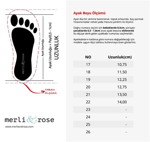 Merli&Rose Deri Babet Patik