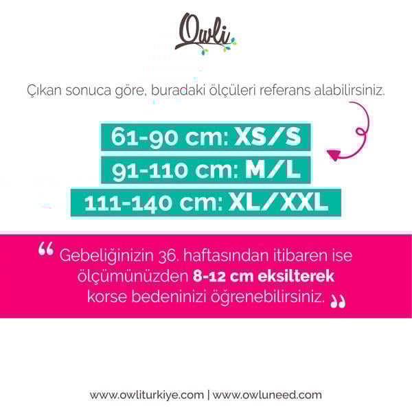 OWL.LIL179-180-181Owli Bamboo Premium Doğum Sonrası Korse