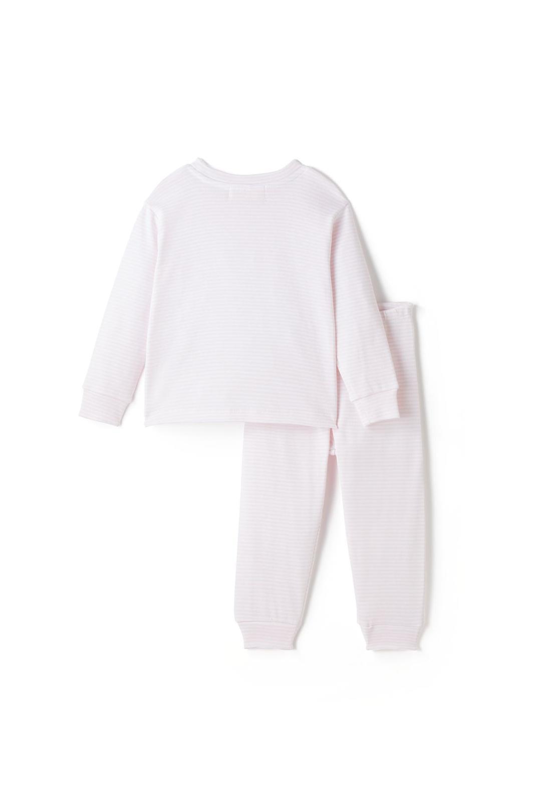 PTC.002Petit Coral Pink Stripe Pijama Takımı