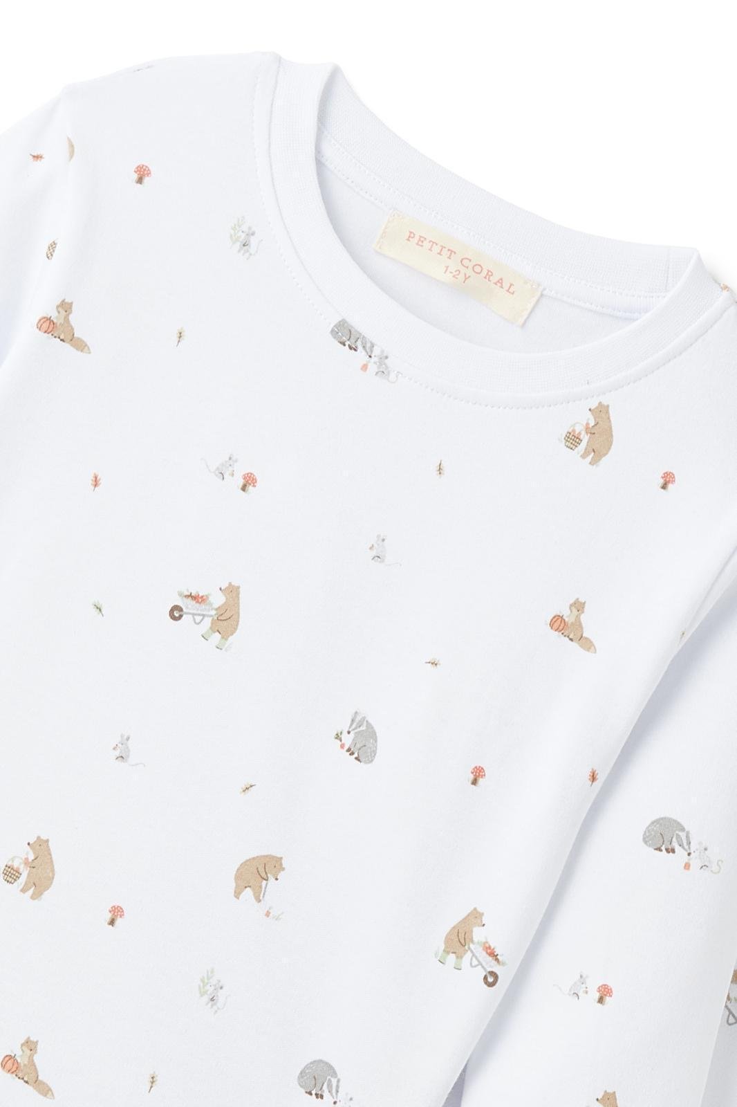 PTC.001Petit Coral Cherful Friends Pijama Takımı