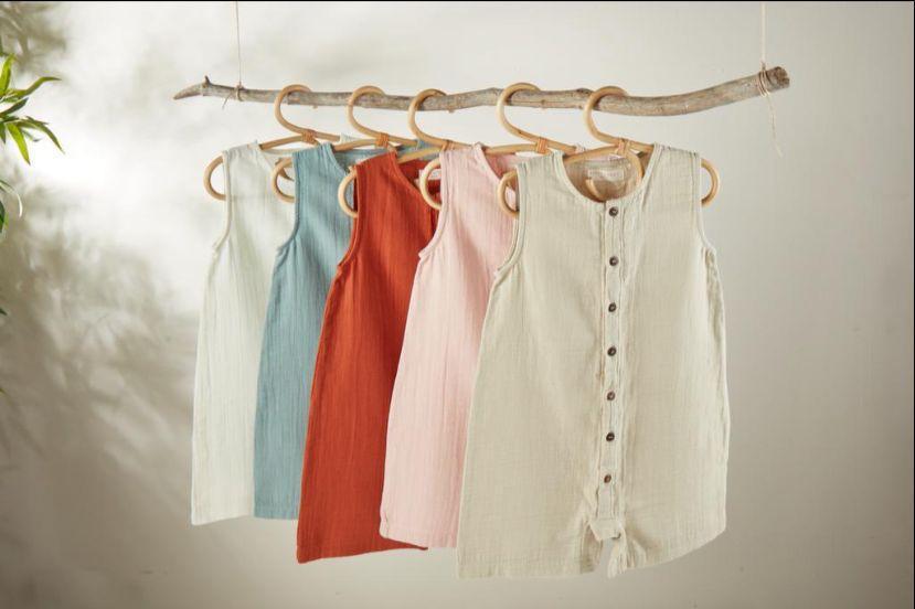 PTC.020Petit Coral Pembe Kolsuz Romper