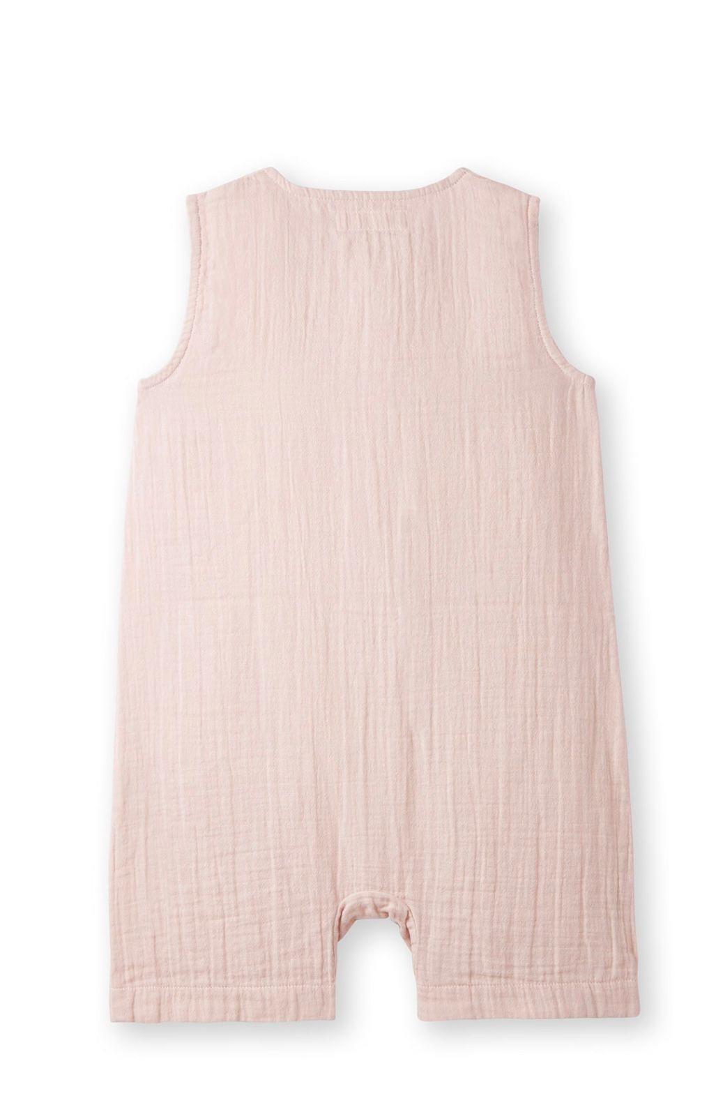 PTC.020Petit Coral Pembe Kolsuz Romper