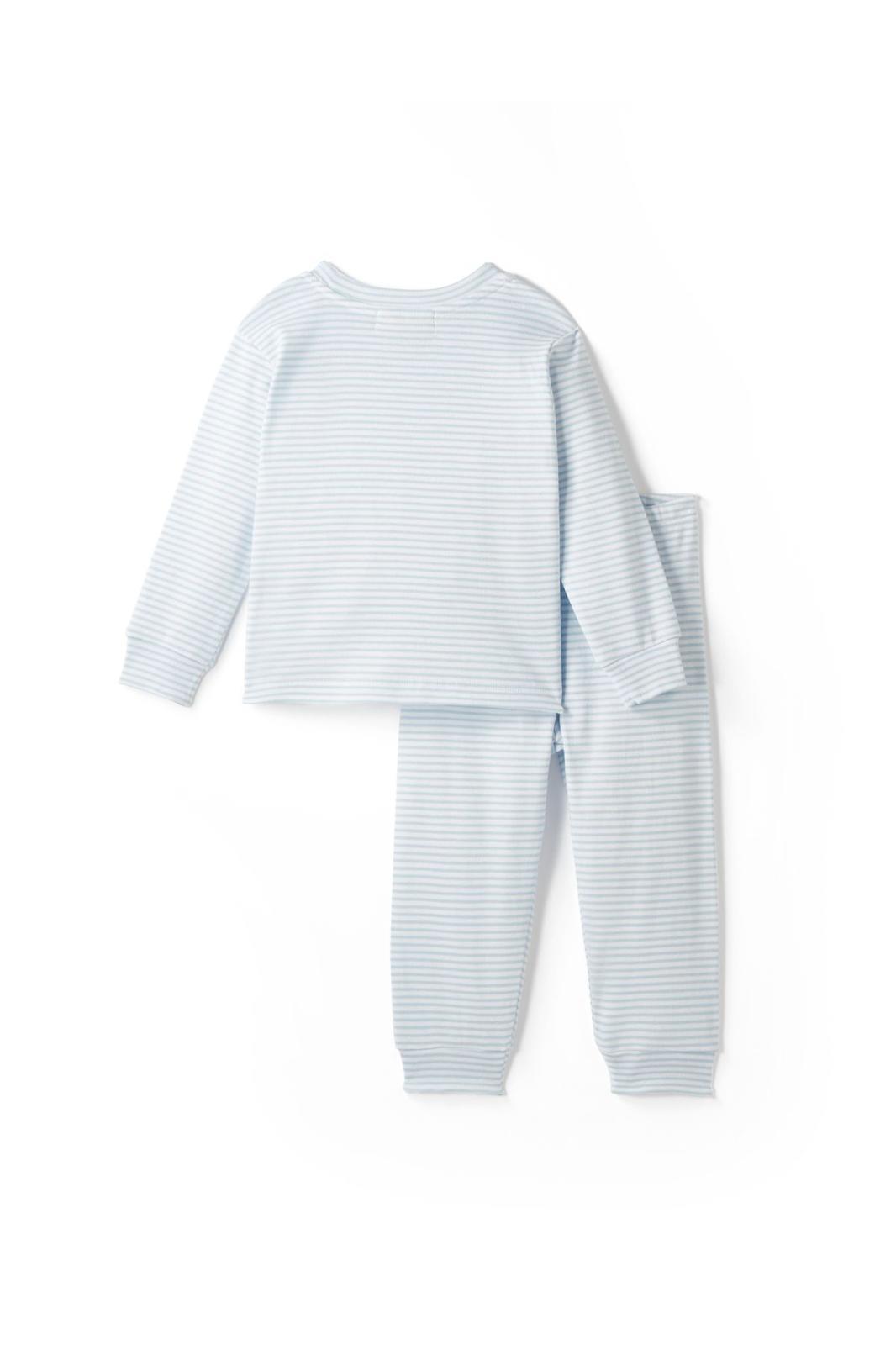 PTC.003Petit Coral Blue Stripe Pijama Takımı