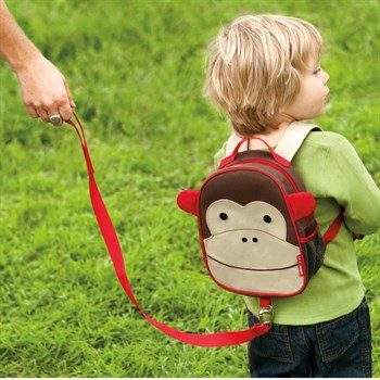 Skip Hop Emniyet Kemerli Sırt Çantası Maymun