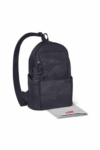 Skip Hop Paxwell Tek Askılı Çanta - Siyah Kamuflaj