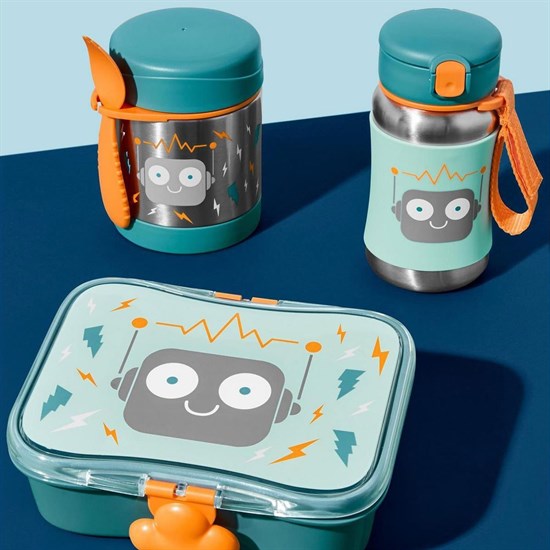 Skip Hop Pipetli Paslanmaz Çelik Suluk Robot