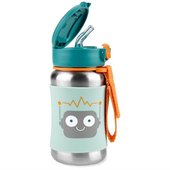 Skip Hop Pipetli Paslanmaz Çelik Suluk Robot