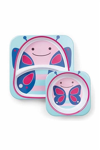 Skip Hop Tabak Ve Kase Hediye Seti Kelebek