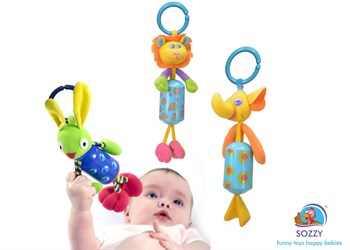 Sozzy Toys Çıngıraklı-Zürafam