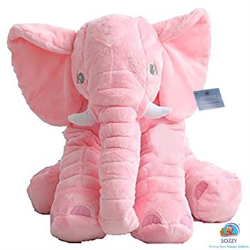 Sozzy Toys Uyku Arkadaşım Fil - Pembe