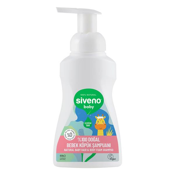 SVN.018Siveno  Doğal Bebek Köpük Şampuanı 250 Ml