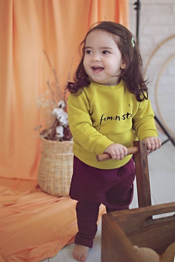 Tiny Little Love Burgundy Salopet