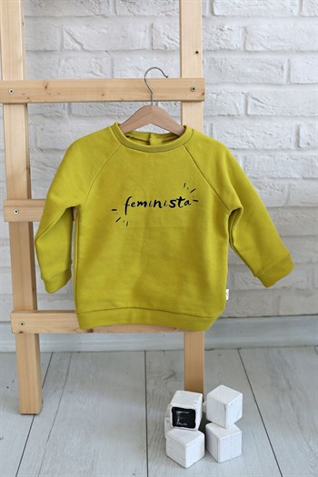 Tiny Little Love Moss Feminista Sweatshirt