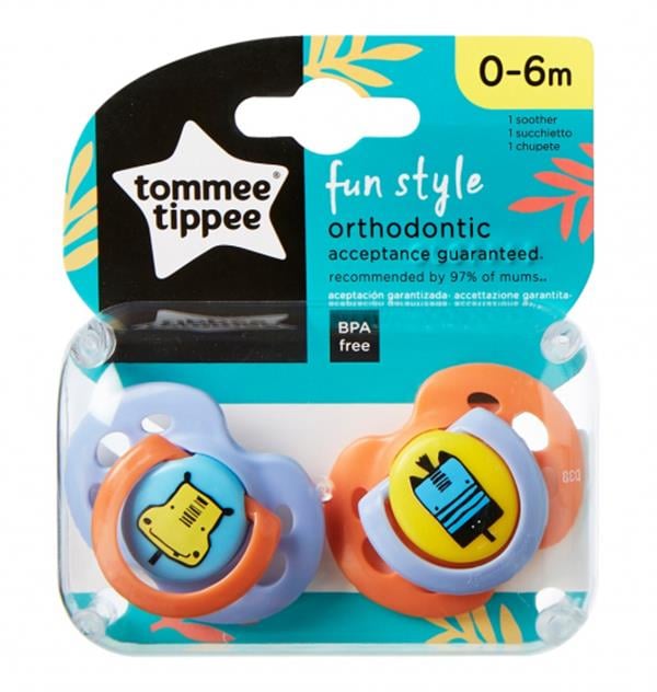 TMT.43335702Tommee Tippee Fun Style 2'Li Emzik 0-6 Ay