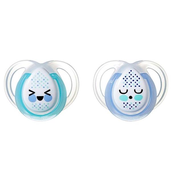 TMT.43336102Tommee Tippee Night Time 2'Li Emzik 0-6 Ay