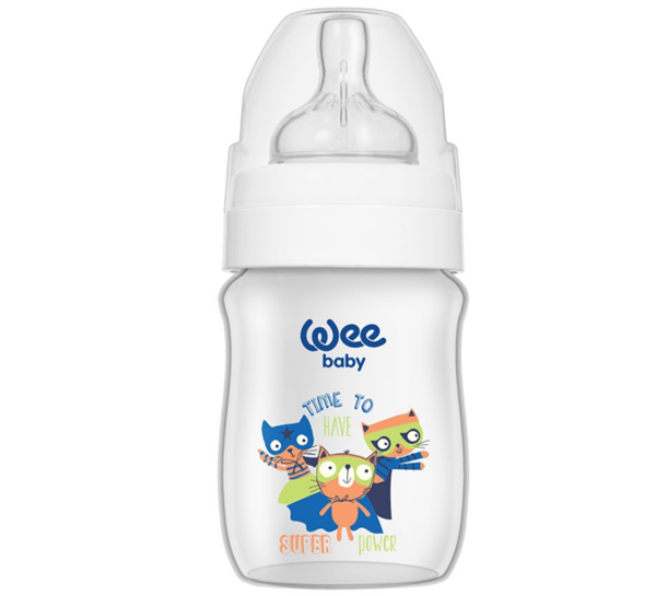 WEE.135Wee Baby Klasik Plus Geniş Ağızlı PP Biberon 150 Ml