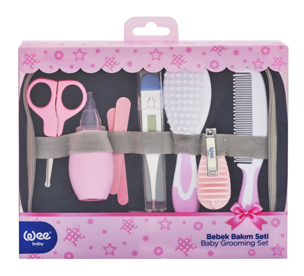 WEE.191Wee Baby Bebek Bakım Seti - Pembe