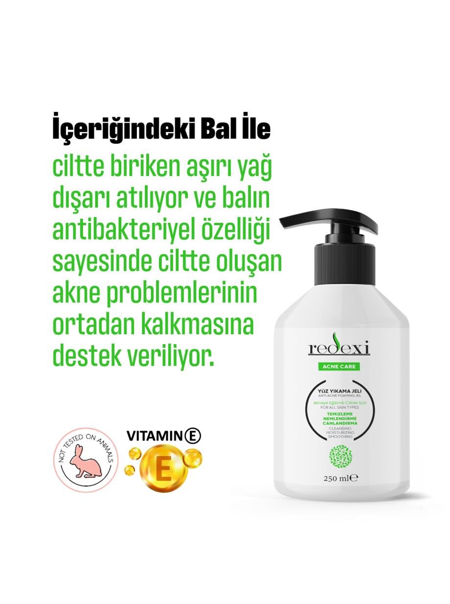 Acne Care Anti Akne Yüz Temizleme Jeli Akneye Eğilimli Ciltler 250 ml