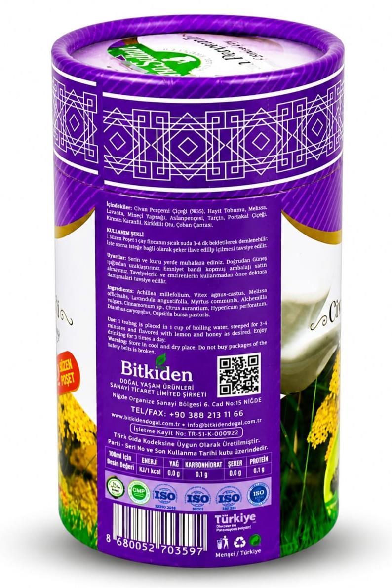 Civan Perçemli Hayıt Tohumlu Karışık Bitki Çayı 65 gr.