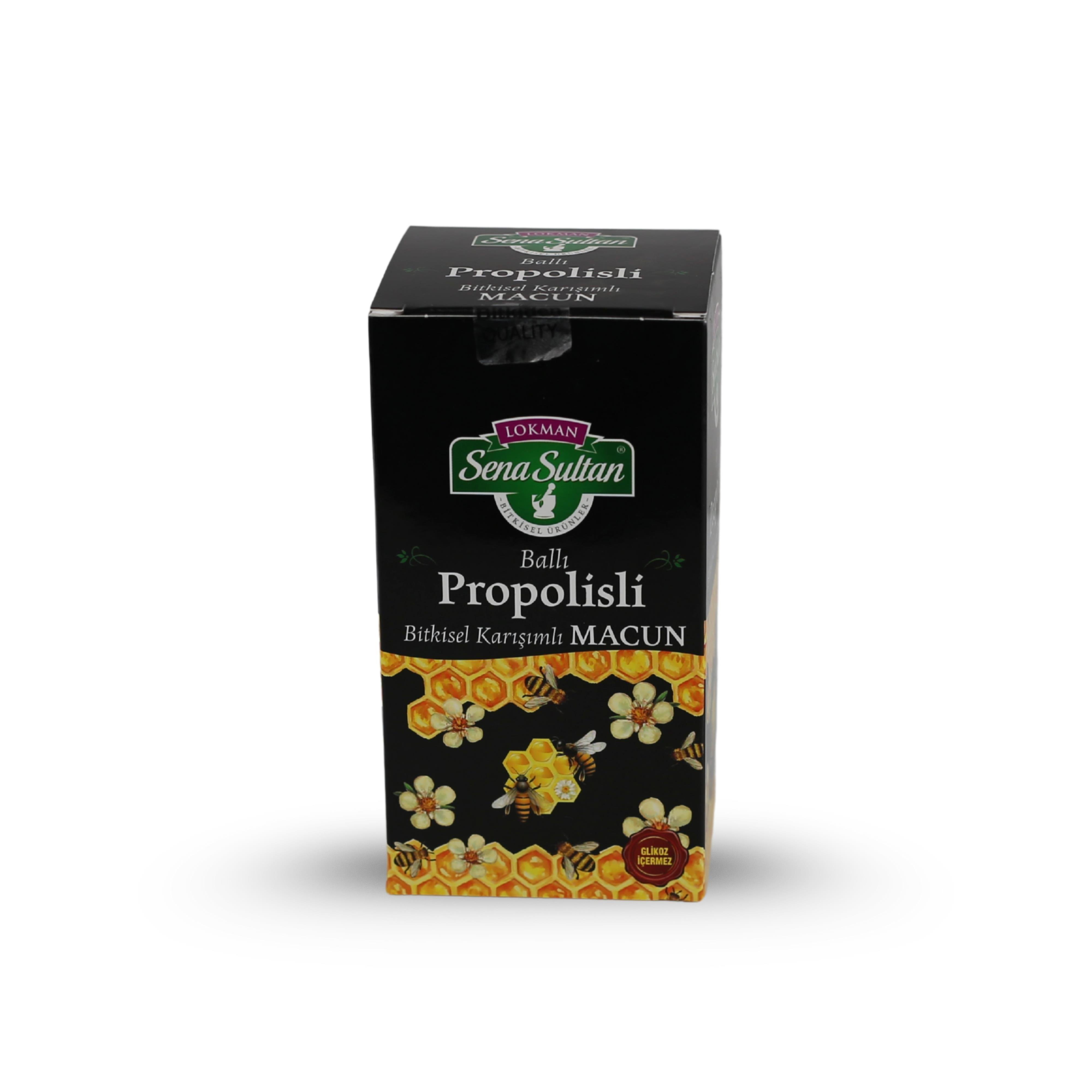 Glikozsuz Ballı Propolisli Baharat Bitkisel Karışımlı Macun  420 gr