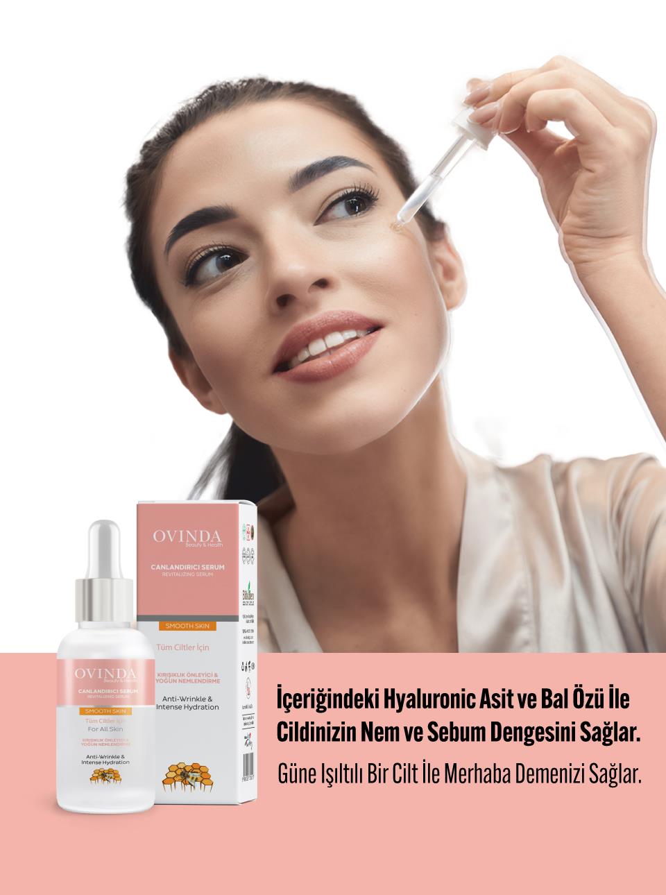 Ovinda Canlandırıcı Serum 30 ml Anti-wrinkle & Intense Hydration
