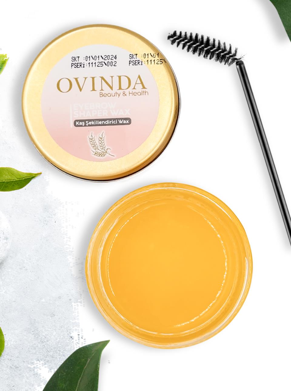 Ovinda Eyebrow Kaş Sabitleyici Ve Şekillendirici Wax 50 Ml (fırça hediyeli)