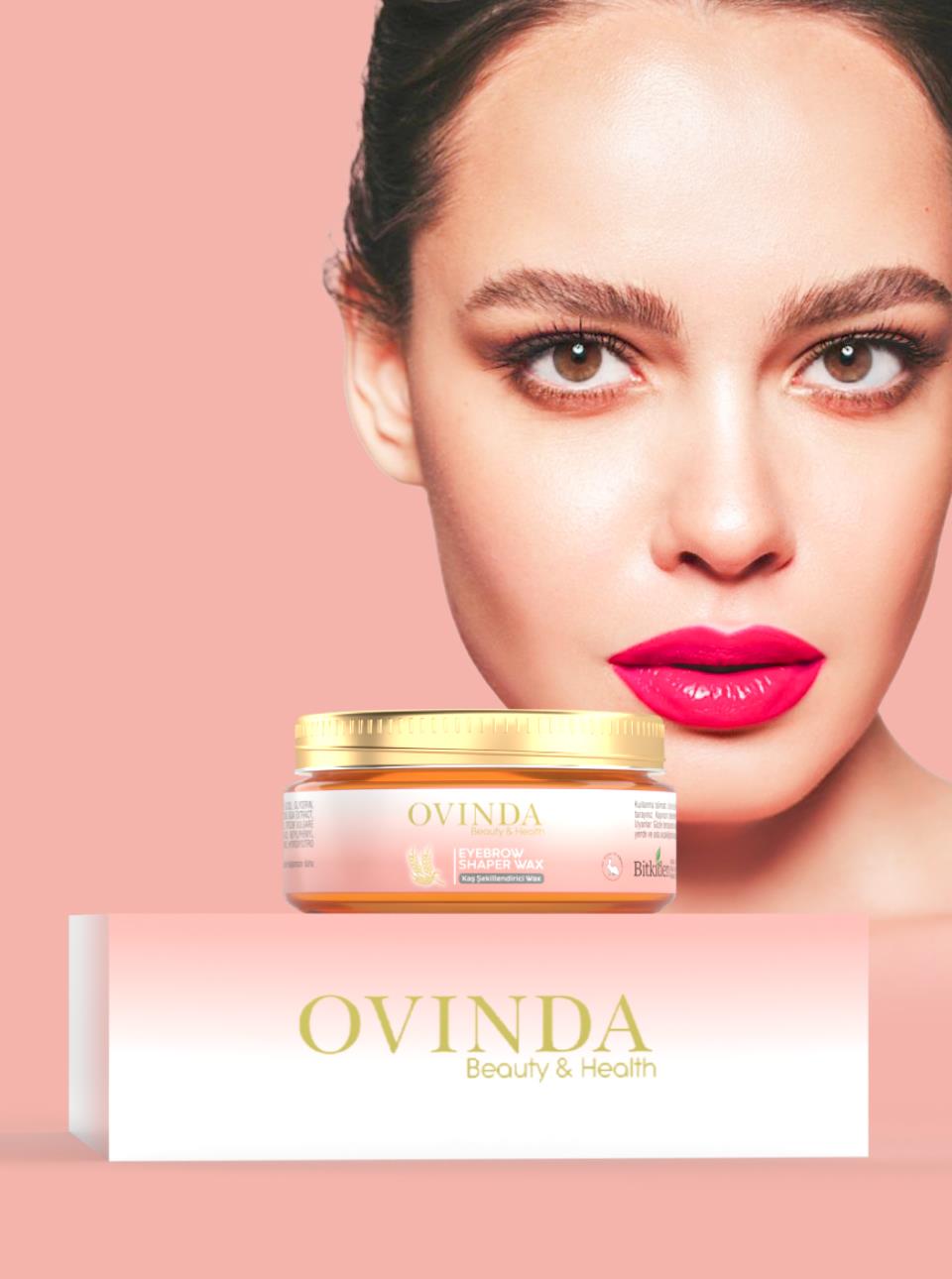 Ovinda Eyebrow Kaş Sabitleyici Ve Şekillendirici Wax 50 Ml (fırça hediyeli)