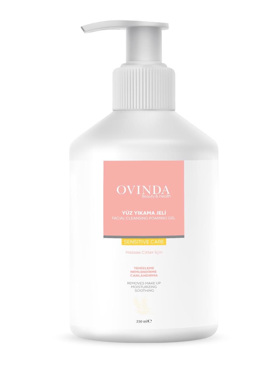 Ovinda Yüz Yıkama Jeli – (Hassas Ciltler İçin) 250 mL