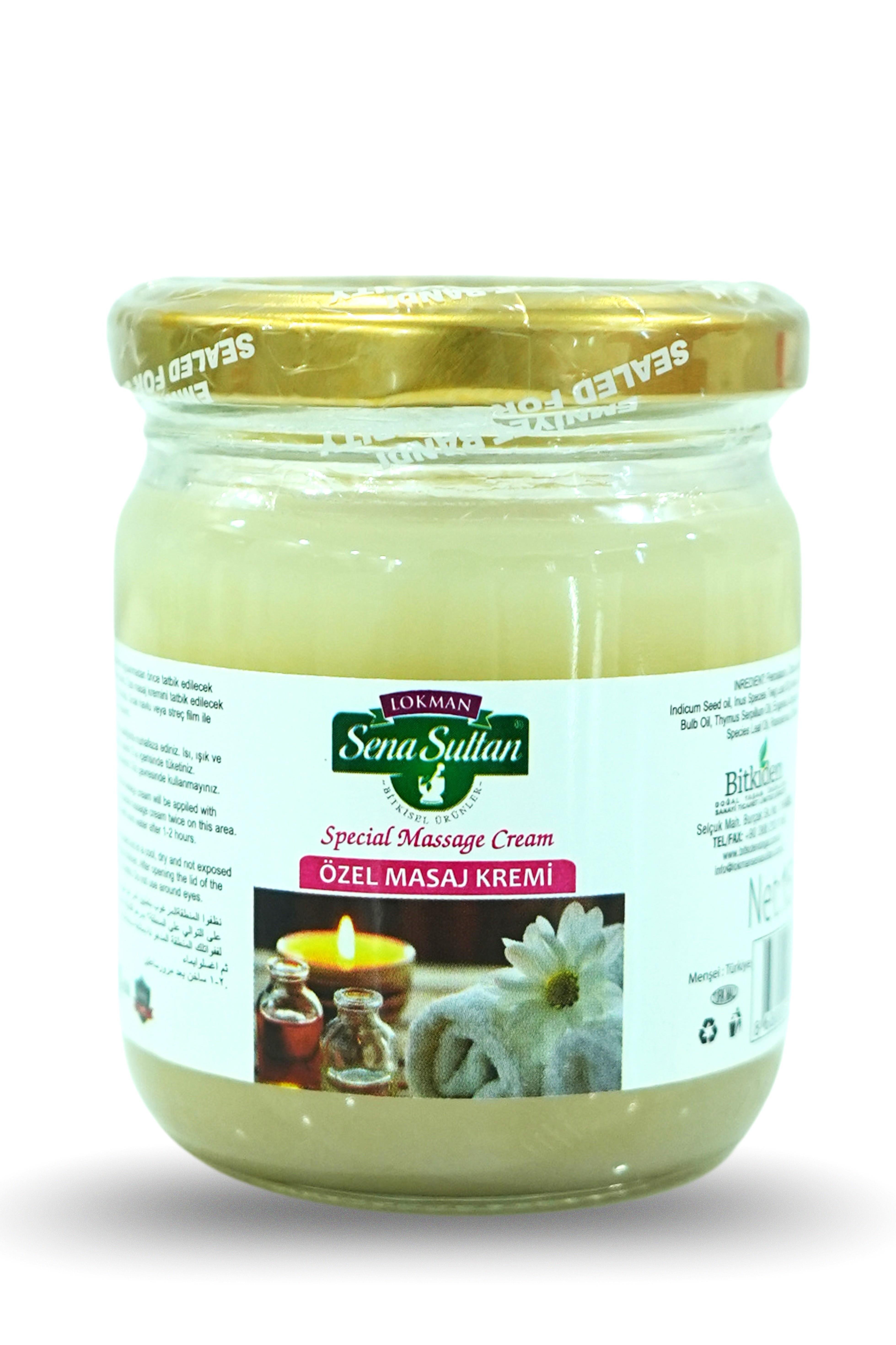 Özel Masaj Kremi Bitkisel Rahatlatıcı Tüm Ciltler 210 ml