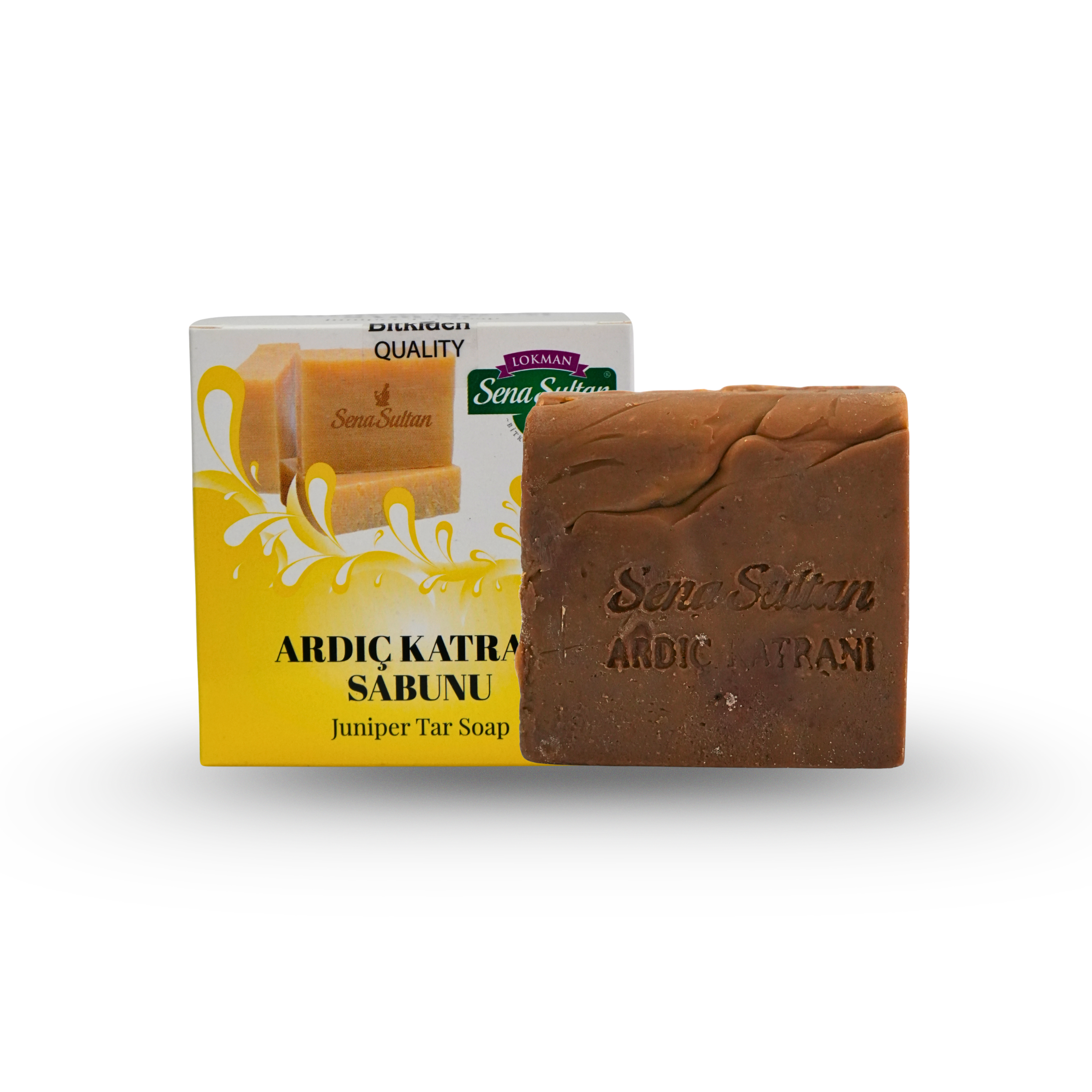 Siyah nokta & akne karşıtı - Cilt ve saç derisi besleyici Doğal Ardıç Katranı Sabunu 140 Gr