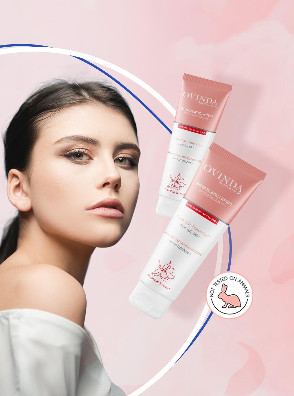 Yüz Ve Vücut İçin Beyazlatıcı & Leke Karşıtı Cilt Kremi  (Vitamin E - Vitamin C) 100 ml