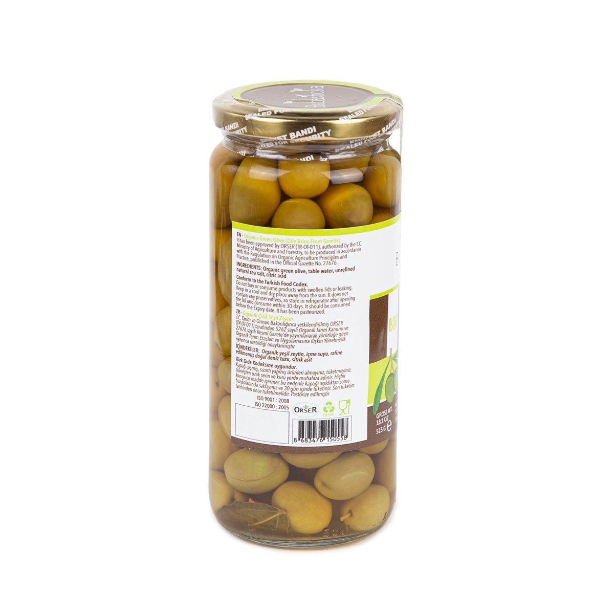 ORGANİK ÇİZİK YEŞİL ZEYTİN