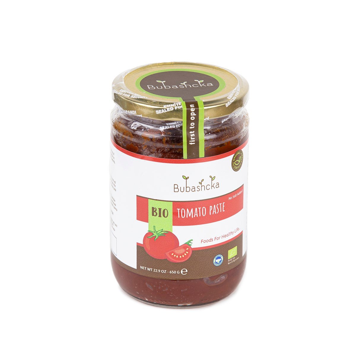 ORGANİK DOMATES SALÇASI-650gr