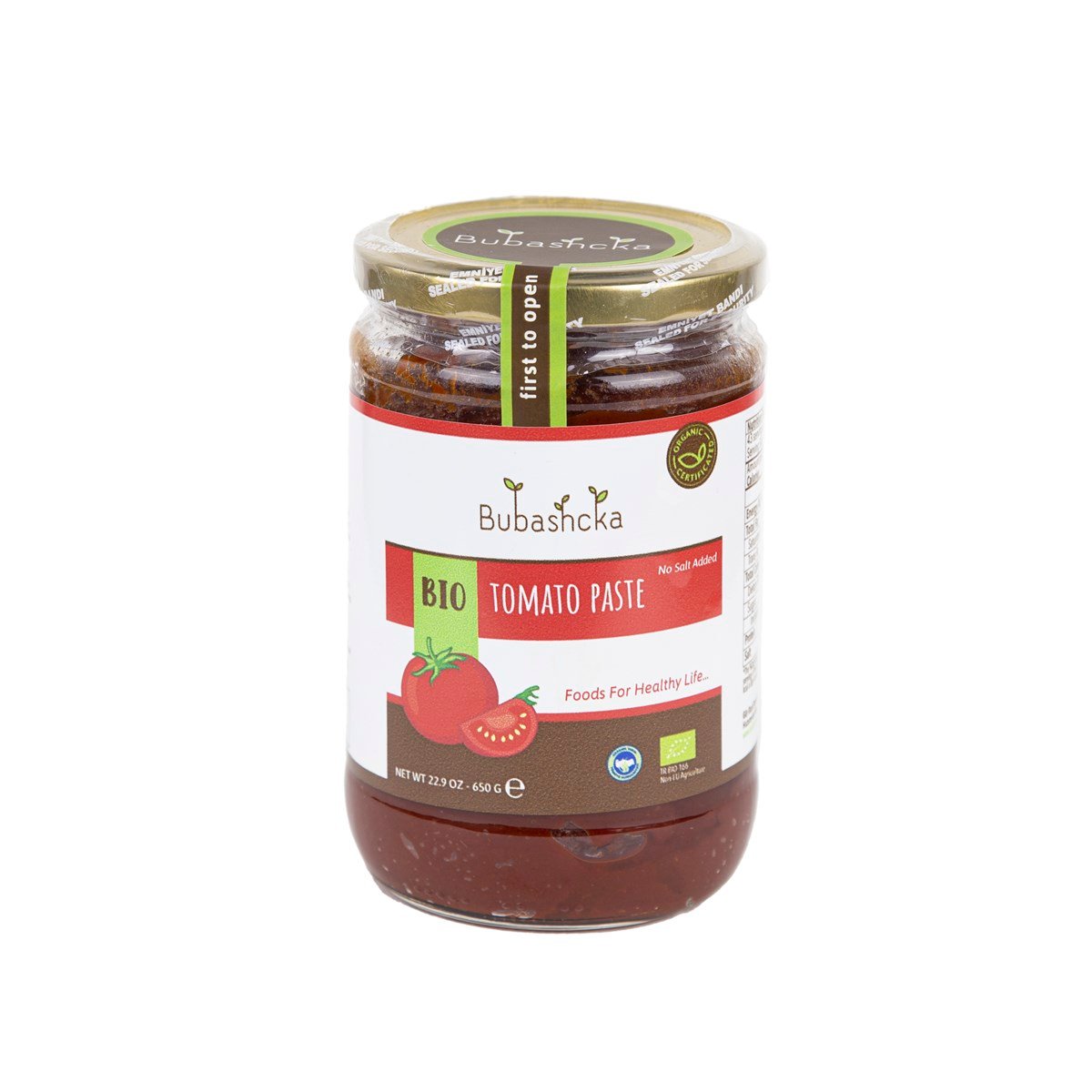 ORGANİK DOMATES SALÇASI-650gr