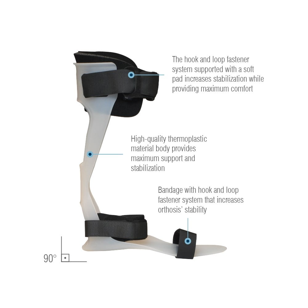Aurafix Reflex Afo -Düşük Ayak Yürüyüş Ateli