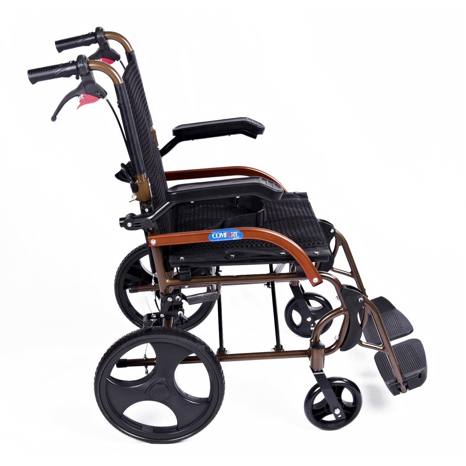 Comfort Plus GK863LABJ-12 Jet Black Alüminyum Tekerlekli Sandalye