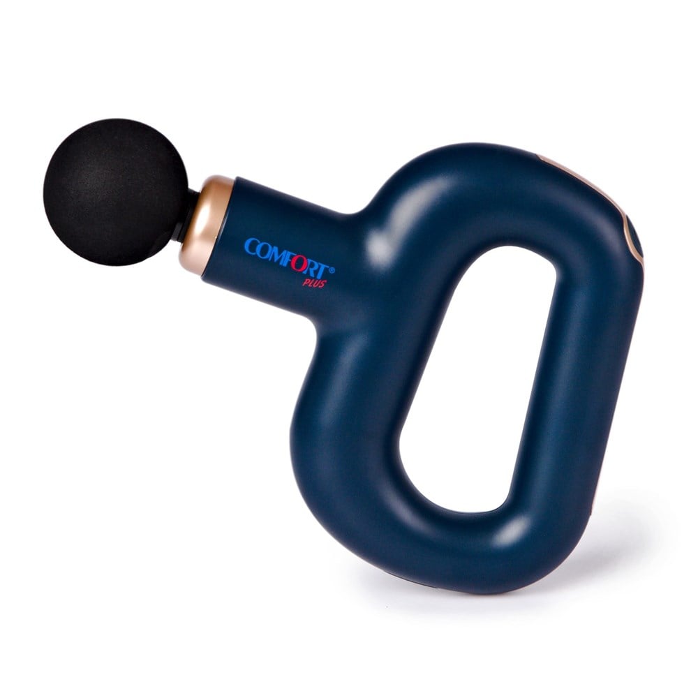 Comfort Plus J004 Siyah Darbeli Titreşimli Şarjlı Sporcu Masaj Tabancası Masaj Aleti Kas Rahatlatıcı