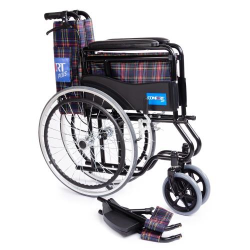 Comfort Plus KY809BJ Ekoseli Ekonomik Tekerlekli Sandalye