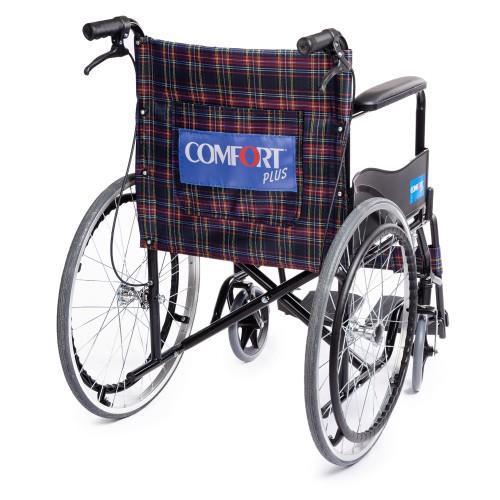 Comfort Plus KY809BJ Ekoseli Ekonomik Tekerlekli Sandalye