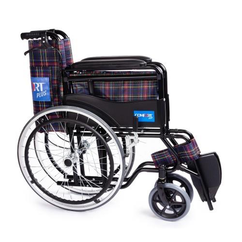 Comfort Plus KY809BJ Ekoseli Ekonomik Tekerlekli Sandalye