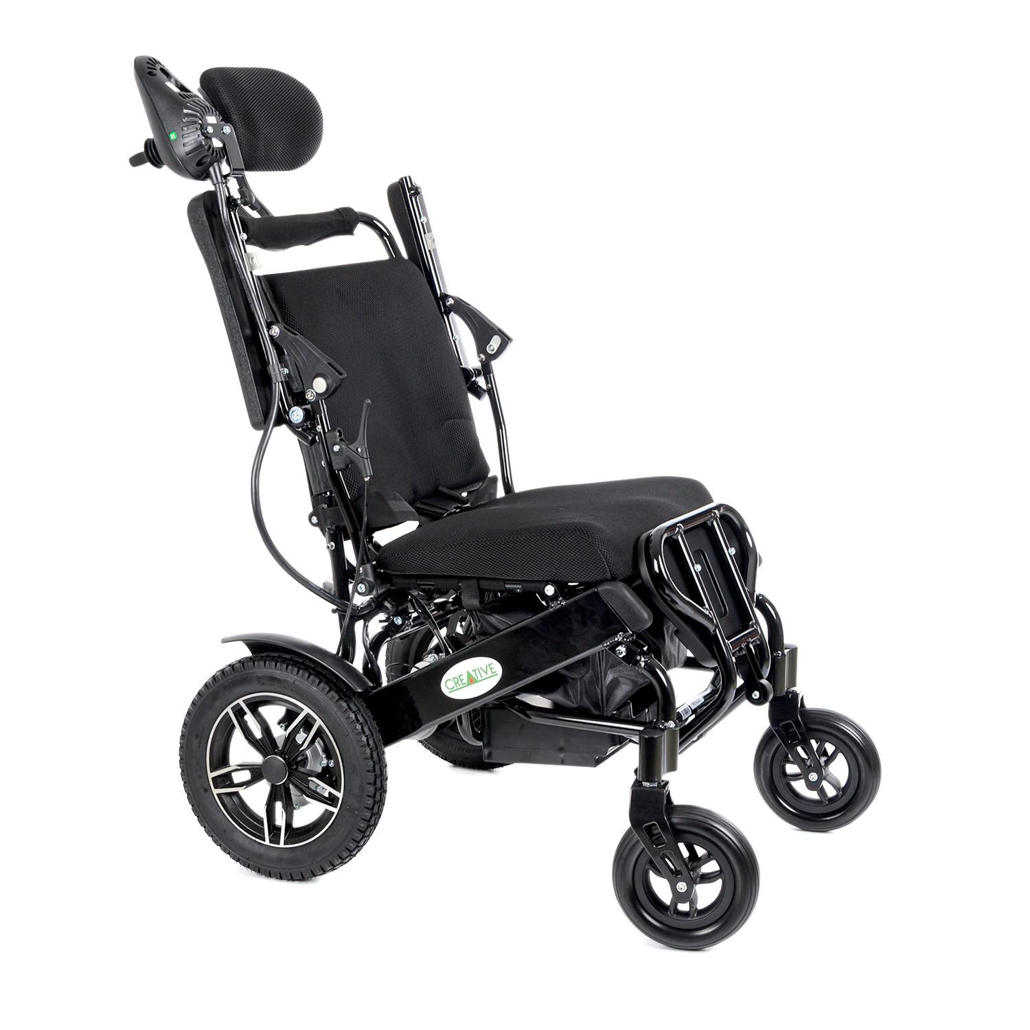 Creative CR-6012 Lityum Pilli Sırtı Yatar Akülü Tekerlekli Sandalye